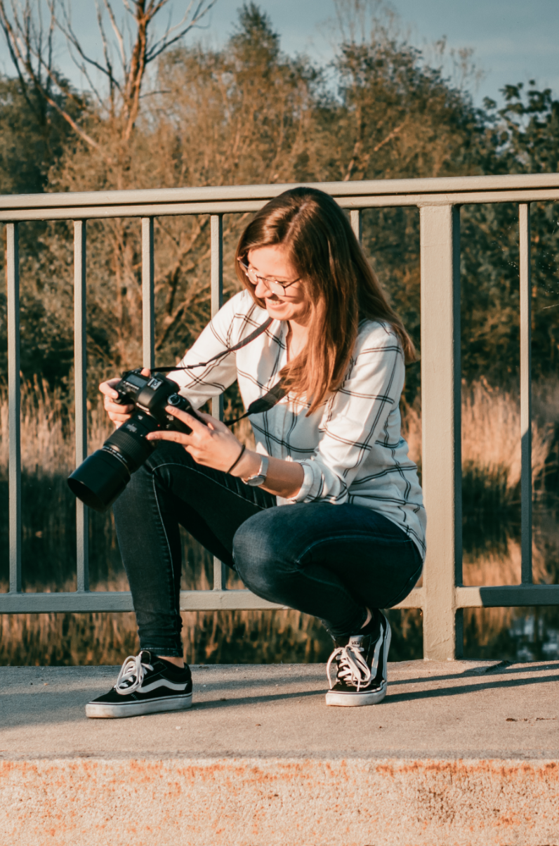 Fotografin Tanja beim Shooting